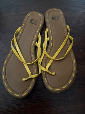 Montego Bay Club Yellow Strappy Women's Sandals
